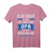 Herren Elektriker T-Shirt mit lustigem Spruch - Stolzer Opa & Großvater Geschenk für Handwerker und Familienliebe