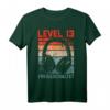 13. Geburtstag Jungen Gaming T-Shirt Level 13 Unlocked - Perfektes Geschenk für Gamer Teenager bei Party, LAN-Event & Geburtstag