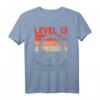 13. Geburtstag Jungen Gaming T-Shirt Level 13 Unlocked - Perfektes Geschenk für Gamer Teenager bei Party, LAN-Event & Geburtstag