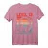 13. Geburtstag Jungen Gaming T-Shirt Level 13 Unlocked - Perfektes Geschenk für Gamer Teenager bei Party, LAN-Event & Geburtstag