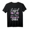 Engel ohne Flügel nennt man Oma Enkelkinder Familie - Lustiges Geschenk für Oma, Opa, Großeltern & Familie zum Geburtstag, Taufe & mehr