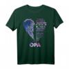 HapDog Ich bin die Enkelin eines Opas T-Shirt - Trauriges Erinnerungsstück für verstorbenen Opa im Himmel, Personalisiertes Familienerinnerungsgeschenk
