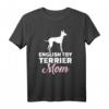 Englisch Toy Terrier Mama T-Shirt für Hundeliebhaber - Klassisch geschnitten & perfekt für Hundebesitzer und Hundemütter