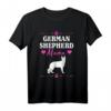 Deutscher Schäferhund Mama T-Shirt – Perfektes Geschenk für Hundeliebhaber, Tierfreunde & Schäferhundfans zu Weihnachten & Geburtstag