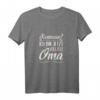 Rentnerin Vollzeit Oma T-Shirt - Lustiger Spruch zum Ruhestand, ideales Geschenk für Großmütter und Mütter