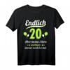 Lustiges 20. Geburtstag T-Shirt für Mann & Frau - Witzige Geschenkidee & Deko für den 20. Geburtstag 2004