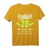 Lustiges 20. Geburtstag T-Shirt für Mann & Frau - Witzige Geschenkidee & Deko für den 20. Geburtstag 2004