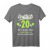 Lustiges 20. Geburtstag T-Shirt für Mann & Frau - Witzige Geschenkidee & Deko für den 20. Geburtstag 2004