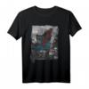 Marvel Spider-Man Retro Swinging Over Rooftops T-Shirt - Offiziell lizenziertes Marvel Fan-Shirt