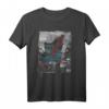 Marvel Spider-Man Retro Swinging Over Rooftops T-Shirt - Offiziell lizenziertes Marvel Fan-Shirt