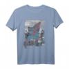 Marvel Spider-Man Retro Swinging Over Rooftops T-Shirt - Offiziell lizenziertes Marvel Fan-Shirt