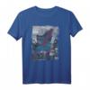 Marvel Spider-Man Retro Swinging Over Rooftops T-Shirt - Offiziell lizenziertes Marvel Fan-Shirt
