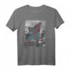Marvel Spider-Man Retro Swinging Over Rooftops T-Shirt - Offiziell lizenziertes Marvel Fan-Shirt