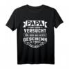 Vatertagsgeschenk Papa & Opa T-Shirt - Klassisch geschnitten, doppelt genähter Saum, perfekt für Herrentag und Familienfeiern