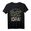 Lustiges Opa T-Shirt - Ich bin kein Rentner sondern Vollzeit Opa Vintage Design als Geschenk zum Ruhestand & für Großväter