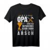 Wenn Opa es nicht reparieren kann dann sind wir am Arsch - Lustiges Geschenk T-Shirt für Opa zum Geburtstag, Weihnachten & als Dankeschön
