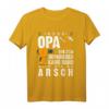 Wenn Opa es nicht reparieren kann dann sind wir am Arsch - Lustiges Geschenk T-Shirt für Opa zum Geburtstag, Weihnachten & als Dankeschön