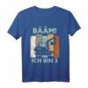 Kinder Bääm! Ich bin 3 Jahre Junge - Bagger T-Shirt zum Geburtstag, für Jungen und Bauarbeiter-Fans, perfekte Geschenkidee zum 3. Geburtstag