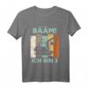 Kinder Bääm! Ich bin 3 Jahre Junge - Bagger T-Shirt zum Geburtstag, für Jungen und Bauarbeiter-Fans, perfekte Geschenkidee zum 3. Geburtstag