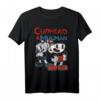HapDog Mugman Dynamic Duo Graphic T-Shirt - Offiziell lizenziertes Geschenk für Gamer und Geburtstagsfeier