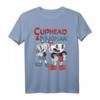 HapDog Mugman Dynamic Duo Graphic T-Shirt - Offiziell lizenziertes Geschenk für Gamer und Geburtstagsfeier