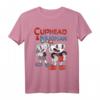 HapDog Mugman Dynamic Duo Graphic T-Shirt - Offiziell lizenziertes Geschenk für Gamer und Geburtstagsfeier
