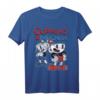 HapDog Mugman Dynamic Duo Graphic T-Shirt - Offiziell lizenziertes Geschenk für Gamer und Geburtstagsfeier