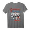 HapDog Mugman Dynamic Duo Graphic T-Shirt - Offiziell lizenziertes Geschenk für Gamer und Geburtstagsfeier