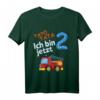 Kinder Feuerwehr Geburtstagsshirt - Lustiges T-Shirt für den 2. Geburtstag mit Feuerwehrauto, ideales Geschenk für kleine Feuerwehrfans
