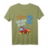 Kinder Feuerwehr Geburtstagsshirt - Lustiges T-Shirt für den 2. Geburtstag mit Feuerwehrauto, ideales Geschenk für kleine Feuerwehrfans