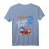 Kinder Feuerwehr Geburtstagsshirt - Lustiges T-Shirt für den 2. Geburtstag mit Feuerwehrauto, ideales Geschenk für kleine Feuerwehrfans