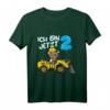 Kinder Geburtstagsshirt 2 Jahre für Jungen mit Bär & Bagger Motiv – Perfektes Geschenk zum zweiten Geburtstag, ideal für Kinderparty & Geburtstagsfeier