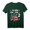 Kinder 2 Geburtstag T-Shirt mit Feuerwehrauto – Geschenk für Jungen & Mädchen, Geburtstagsoutfit & Party-Hingucker