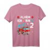 Kinder 2 Geburtstag T-Shirt mit Feuerwehrauto – Geschenk für Jungen & Mädchen, Geburtstagsoutfit & Party-Hingucker