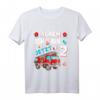 Kinder 2 Geburtstag T-Shirt mit Feuerwehrauto – Geschenk für Jungen & Mädchen, Geburtstagsoutfit & Party-Hingucker