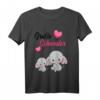 Kinder Große Schwester 2024 T-Shirt mit Elefanten – Süßes Geschenk für die Ankündigung des Geschwisterchens, Babyparty & Baby-Shower