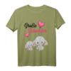 Kinder Große Schwester 2024 T-Shirt mit Elefanten – Süßes Geschenk für die Ankündigung des Geschwisterchens, Babyparty & Baby-Shower