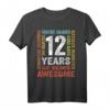 Geburtstag 12. Geburtstag Geschenk Shirt für Jungen - Klassisch geschnitten, langlebig & perfekt zum Feiern