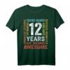 Geburtstag 12. Geburtstag Geschenk Shirt für Jungen - Klassisch geschnitten, langlebig & perfekt zum Feiern