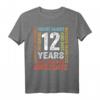 Geburtstag 12. Geburtstag Geschenk Shirt für Jungen - Klassisch geschnitten, langlebig & perfekt zum Feiern