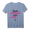 Kinder Ich werde Große Schwester 2024 Schwangerschaft Verkündung T-Shirt – Süßes Familiengeschenk zur Babyankündigung