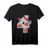 Kinder Feuerwehrauto Geburtstagsshirt für 4 Jahre - Feuerwehr Jungs T-Shirt zum Kindergeburtstag