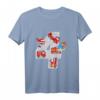 Kinder Feuerwehrauto Geburtstagsshirt für 4 Jahre - Feuerwehr Jungs T-Shirt zum Kindergeburtstag