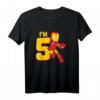 Kinder Marvel Iron Man T-Shirt zum 5. Geburtstag - Offiziell lizenziertes Marvel Merchandise für kleine Superhelden