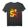 Kinder Marvel Iron Man T-Shirt zum 5. Geburtstag - Offiziell lizenziertes Marvel Merchandise für kleine Superhelden