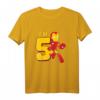 Kinder Marvel Iron Man T-Shirt zum 5. Geburtstag - Offiziell lizenziertes Marvel Merchandise für kleine Superhelden