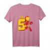 Kinder Marvel Iron Man T-Shirt zum 5. Geburtstag - Offiziell lizenziertes Marvel Merchandise für kleine Superhelden