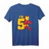 Kinder Marvel Iron Man T-Shirt zum 5. Geburtstag - Offiziell lizenziertes Marvel Merchandise für kleine Superhelden