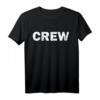 CREW T-Shirt für Lichttechniker, Tontechniker & Veranstaltungsteam – Retro Look, Team Kleidung & Geschenkidee für Technikprofis bei Konzerten, Touren & Events