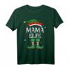 Mama Elfe Weihnachts T-Shirt - Lustiges Elf Outfit für Familie, Kinder & Freunde zu Weihnachten